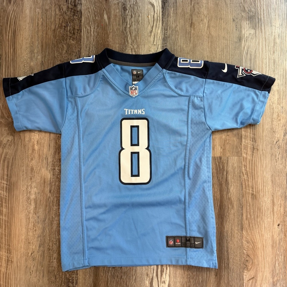 Nike On Field Tennessee Titans Marcus Mariota Youth Medium Football Jersey - Picture 1 of 6